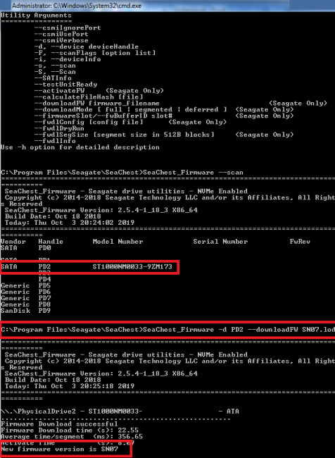 Seagate Firmware Firmware dos3