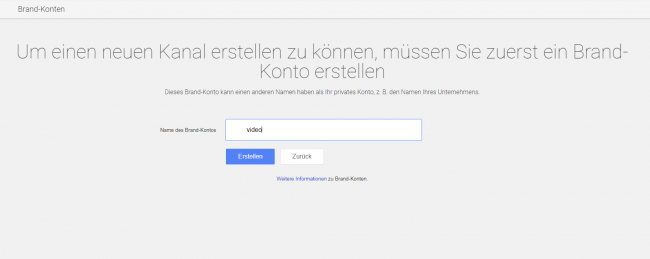 Youtube Kanal erstellen3